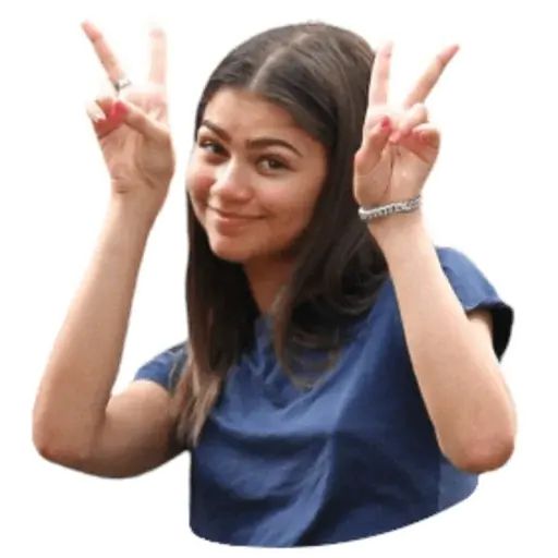 Zendaya Stickers Set For Telegram