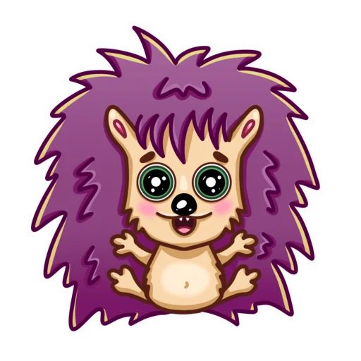 Sticker “Hedgehog-7”