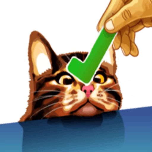 Sticker “Meme The Cat-1”