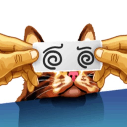 Sticker “Meme The Cat-2”