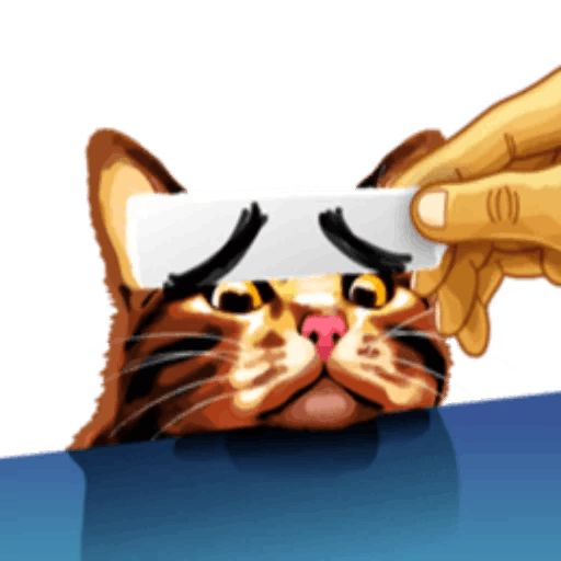 Sticker “Meme The Cat-6”
