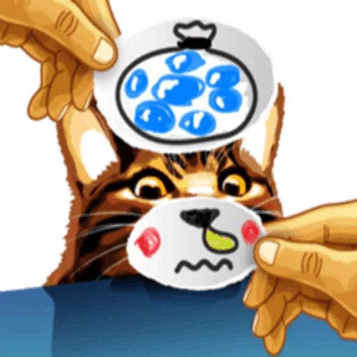 Sticker “Meme The Cat-8”