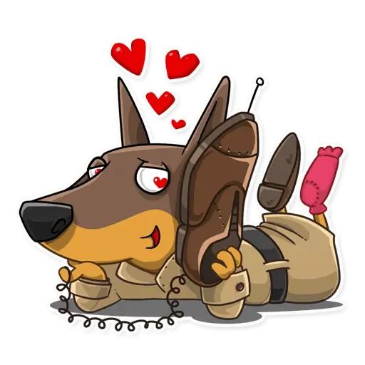 Sticker “Dobie The Spy-2”