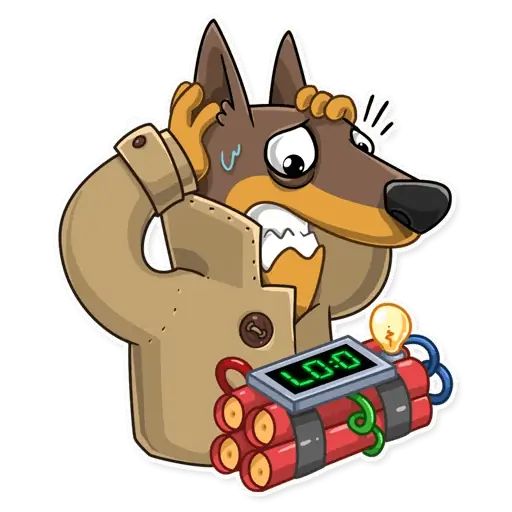 Sticker “Dobie The Spy-3”