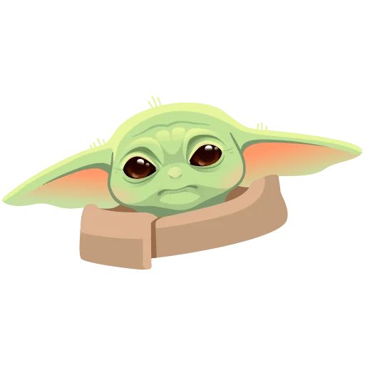 Sticker “Baby Yoda-1”