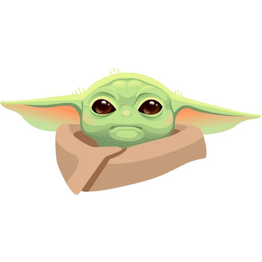 Sticker “Baby Yoda-2”