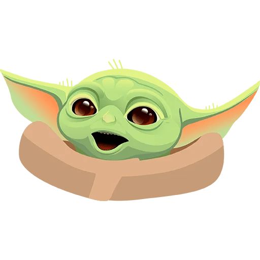 Sticker “Baby Yoda-3”