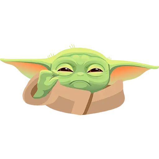 Sticker “Baby Yoda-6”