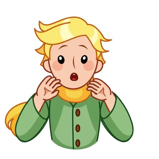 “Little Prince” animated sticker set for Telegram