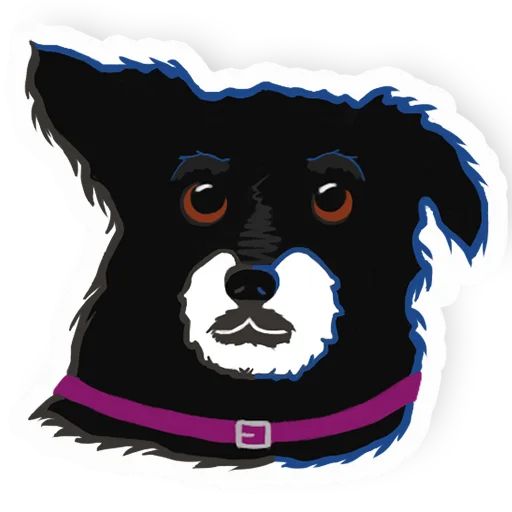 Sticker “Jenna The Dog-1”