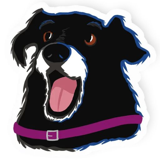 Sticker “Jenna The Dog-3”