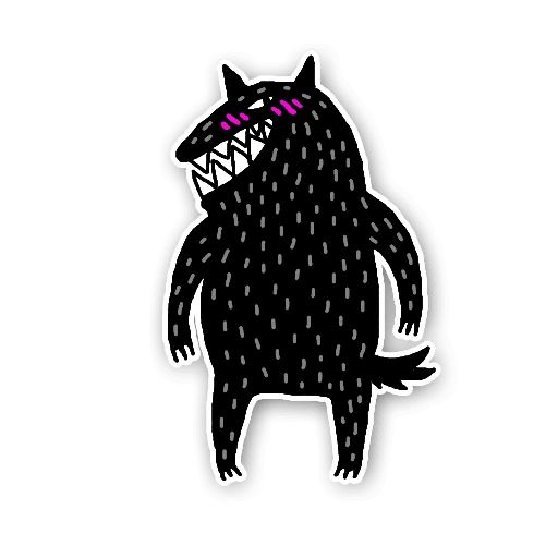 Sticker “Wolf-5”