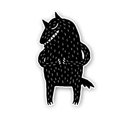 Sticker “Wolf-6”