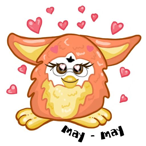 Sticker “Fluffy Friend Furby-1”