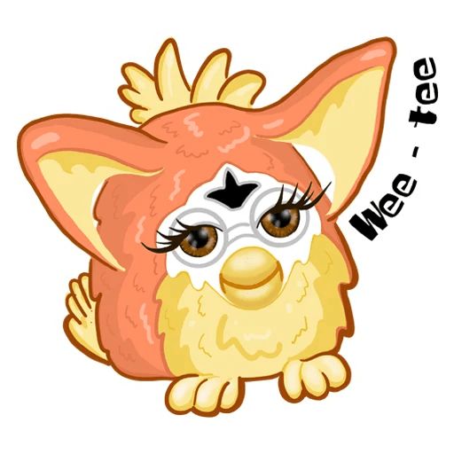 Sticker “Fluffy Friend Furby-9”