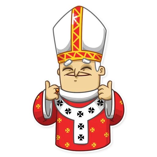 Sticker “Pope-3”