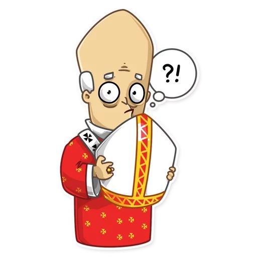 Sticker “Pope-8”