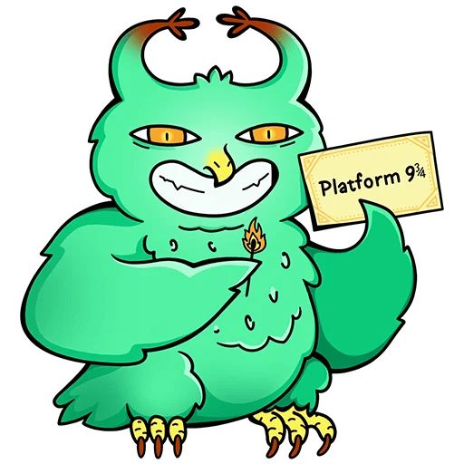 Sticker “Owl Bubo-1”