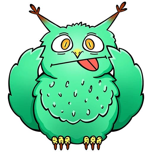 Sticker “Owl Bubo-2”