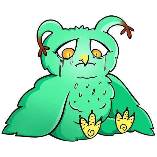 Sticker “Owl Bubo-3”