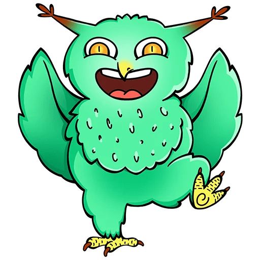 Sticker “Owl Bubo-5”