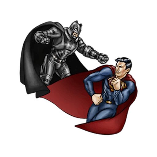 Sticker “Batman v Superman-1”