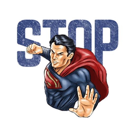 Sticker “Batman v Superman-3”