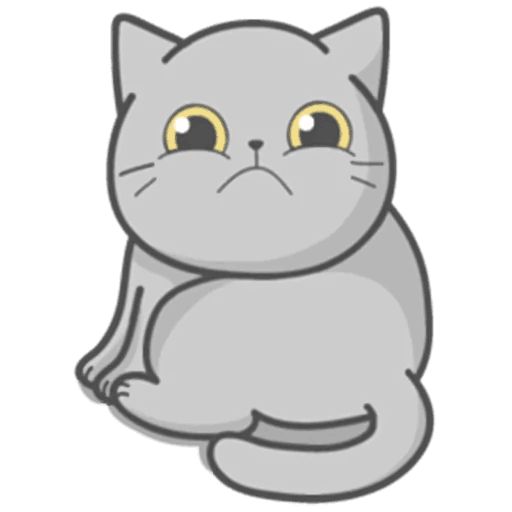 Sticker “Cat Fullmoon-11”