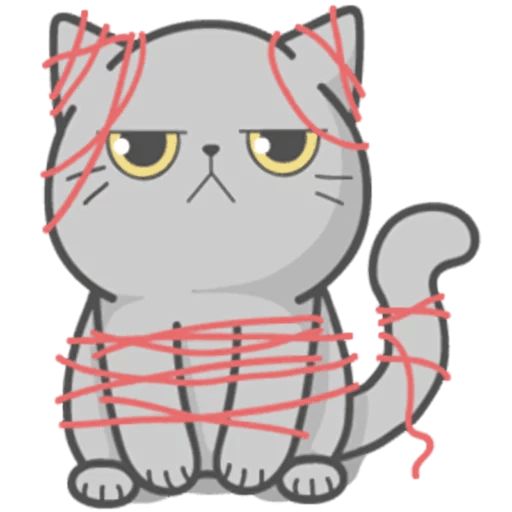 Sticker “Cat Fullmoon-12”