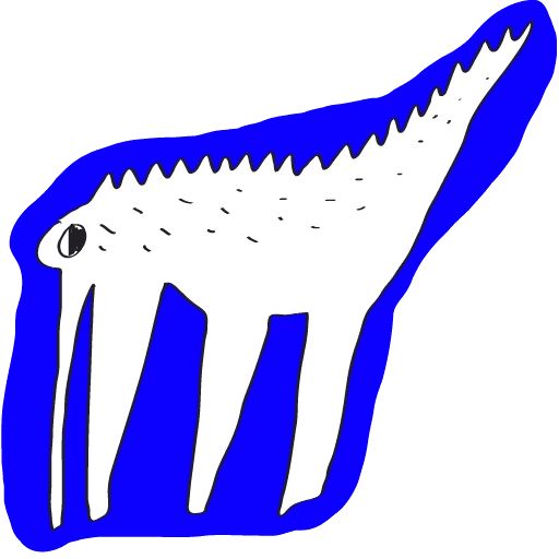Стикер «Динозавр Марк-5»