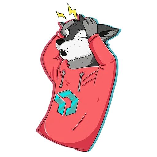 Sticker “Wolfy-8”