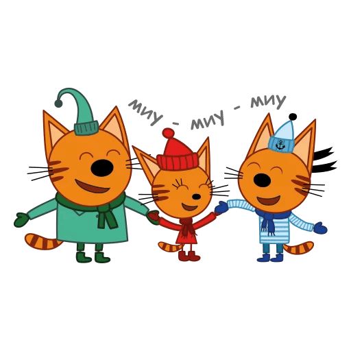 Sticker “Kid-e-cats. Winter-7”