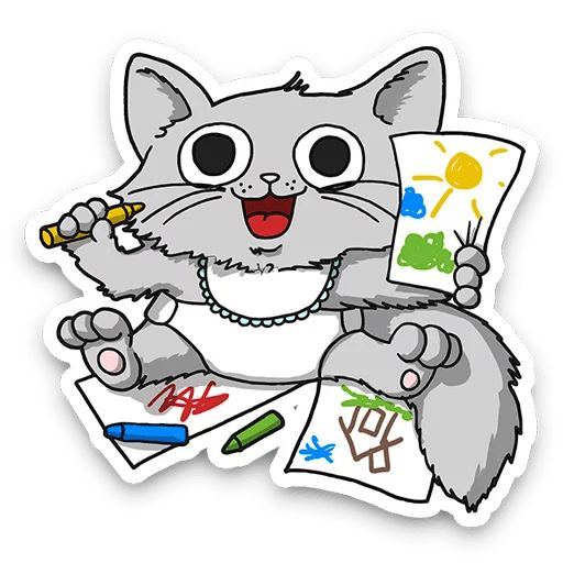 Sticker “Kid Cat-7”