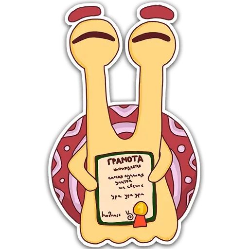 Sticker “Oscar The Snail-12”