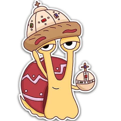 Sticker “Oscar The Snail-3”