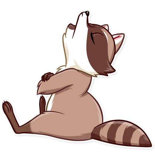 Sticker “Bandit Raccoon-12”