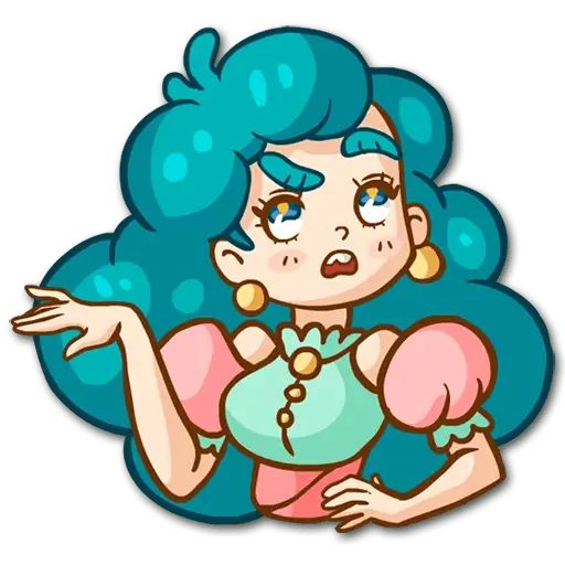 “Sweet” stickers set for Telegram