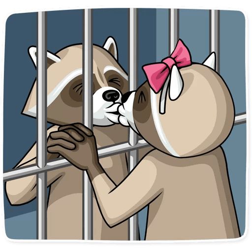 Sticker “Criminal Raccoon-2”