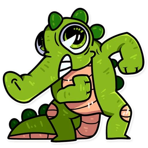 Sticker “Harold the Alligator-1”