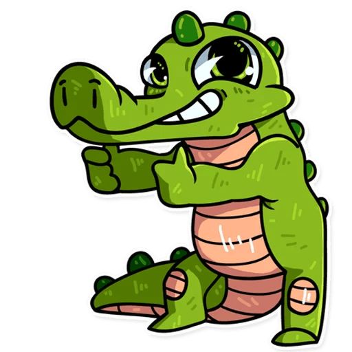 Sticker “Harold the Alligator-3”