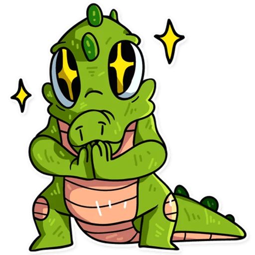Sticker “Harold the Alligator-5”