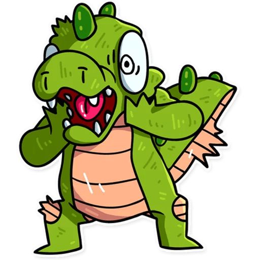 Sticker “Harold the Alligator-6”