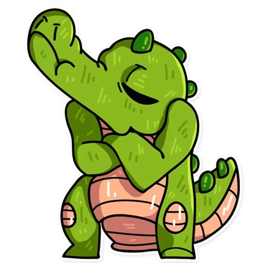 Sticker “Harold the Alligator-7”