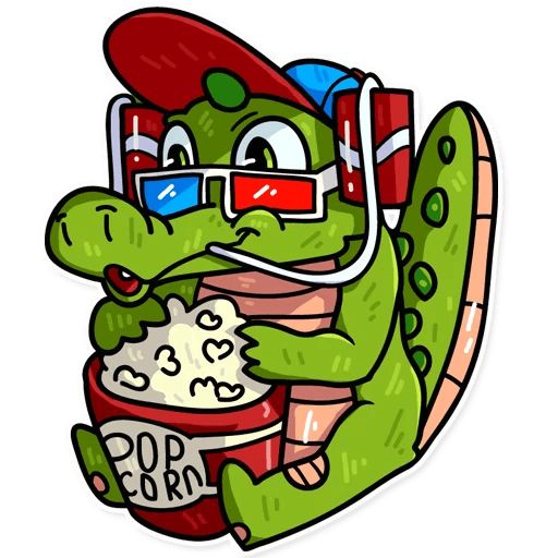 Sticker “Harold the Alligator-9”
