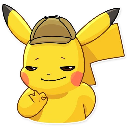 Sticker “Pikachu Detective-10”