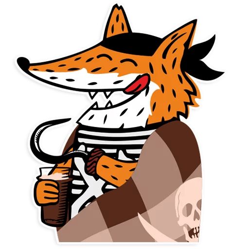 Sticker “Pirate fox-1”