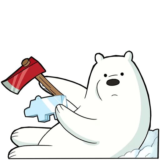 Sticker “We Bare Bears-1”