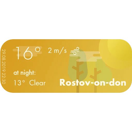 Sticker “Auto-update weather stickers-10”