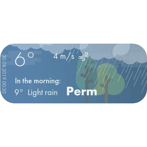 Sticker “Auto-update weather stickers-11”