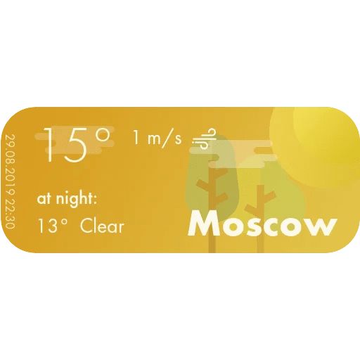 Sticker “Auto-update weather stickers-3”